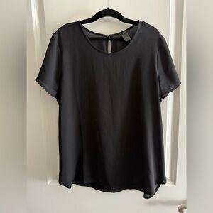 Ann Taylor Factory Classic Black Blouse